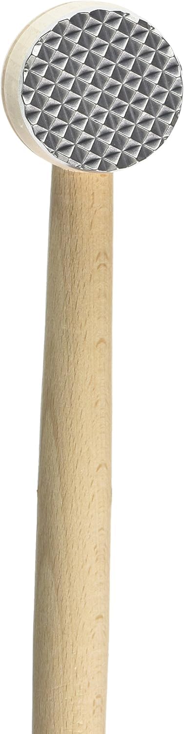 Tala FSC Meat Mallet with Metal and Beechwood End | Beige | 5.2 x 9.5 x 29 cm 3