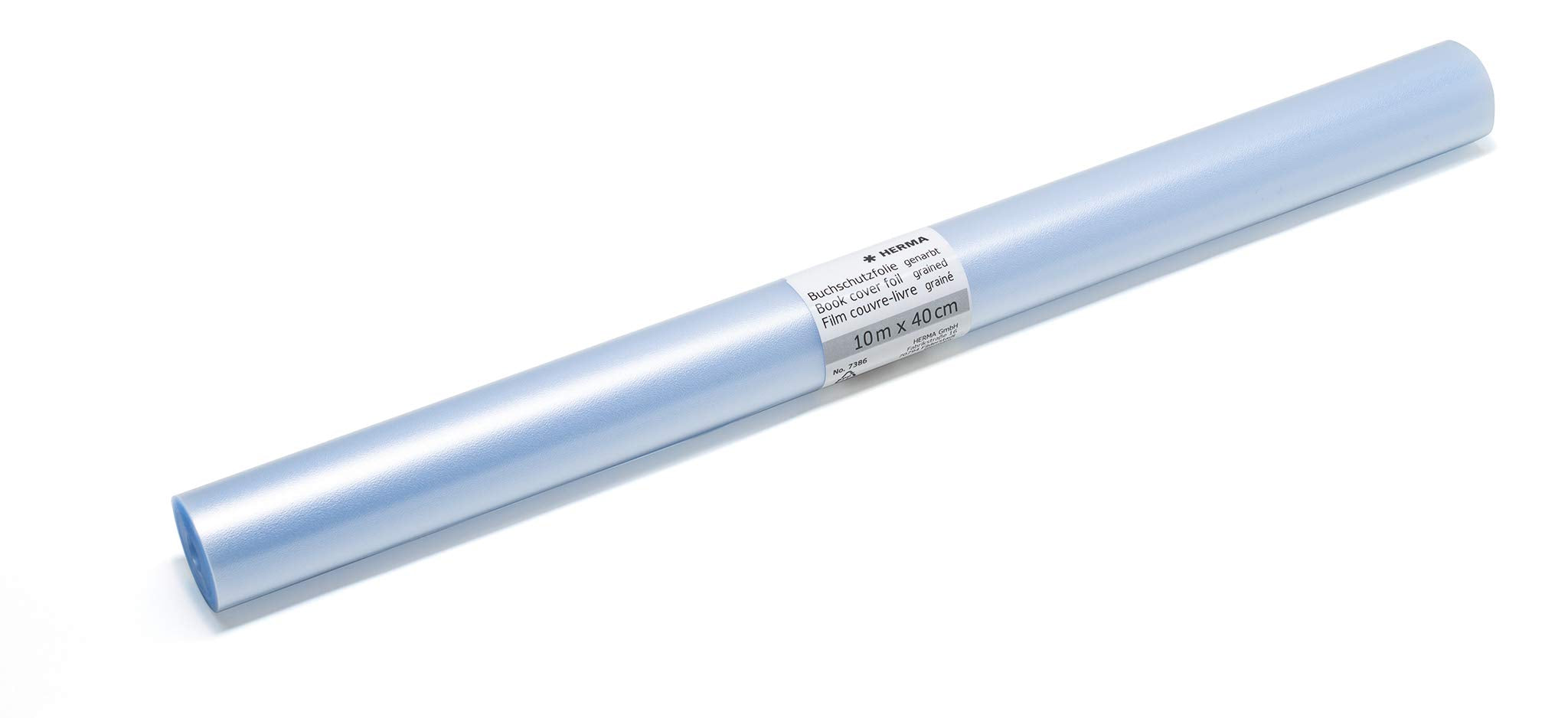 HERMA Non-Adhesive Book Cover Film Roll | Clear | 10 m x 40 cm | Archive Quality PP 3