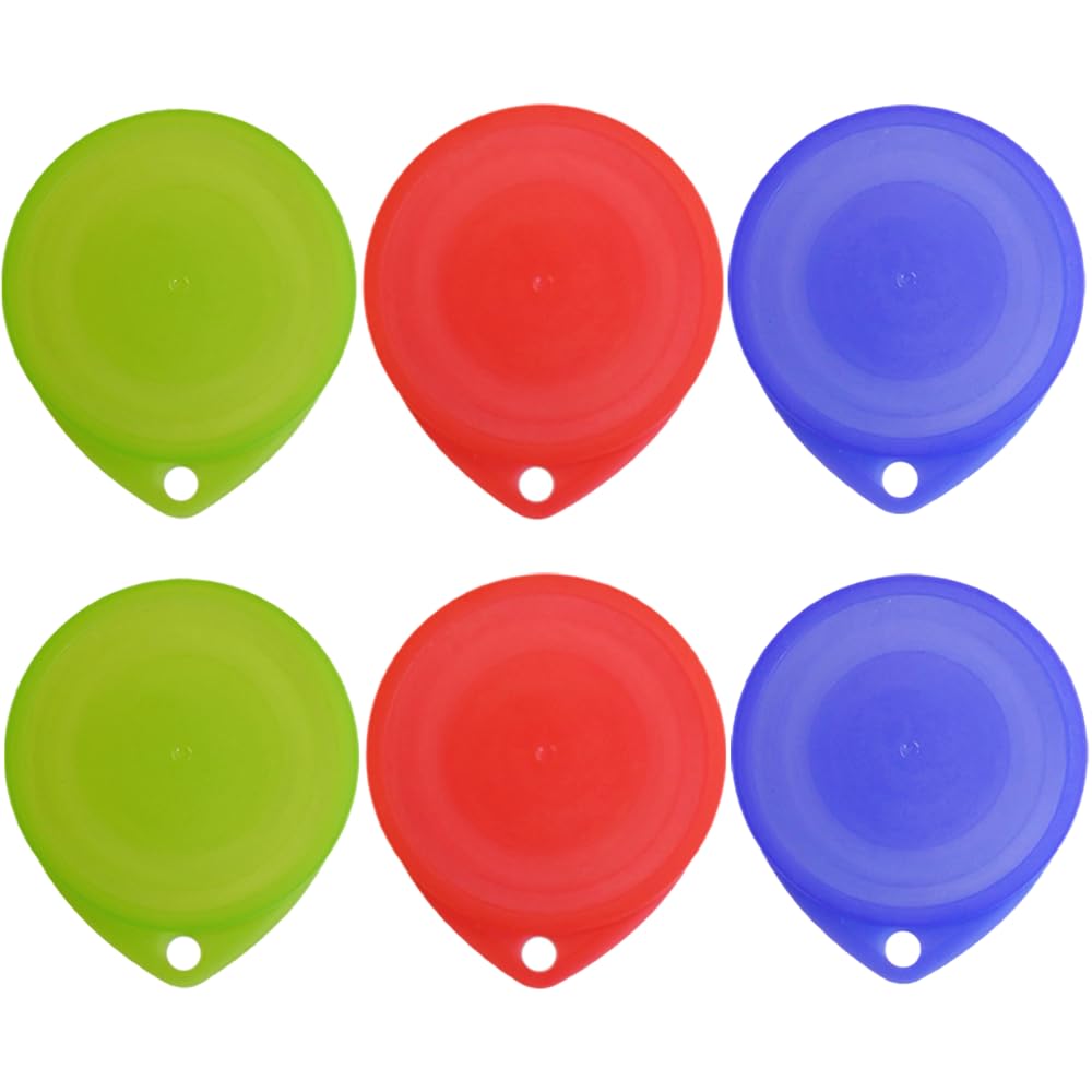 Armo Home 6 Pack Reusable Plastic Can Lids - Leakproof Airtight Seal for Food Storage | Food Grade Silicone 3