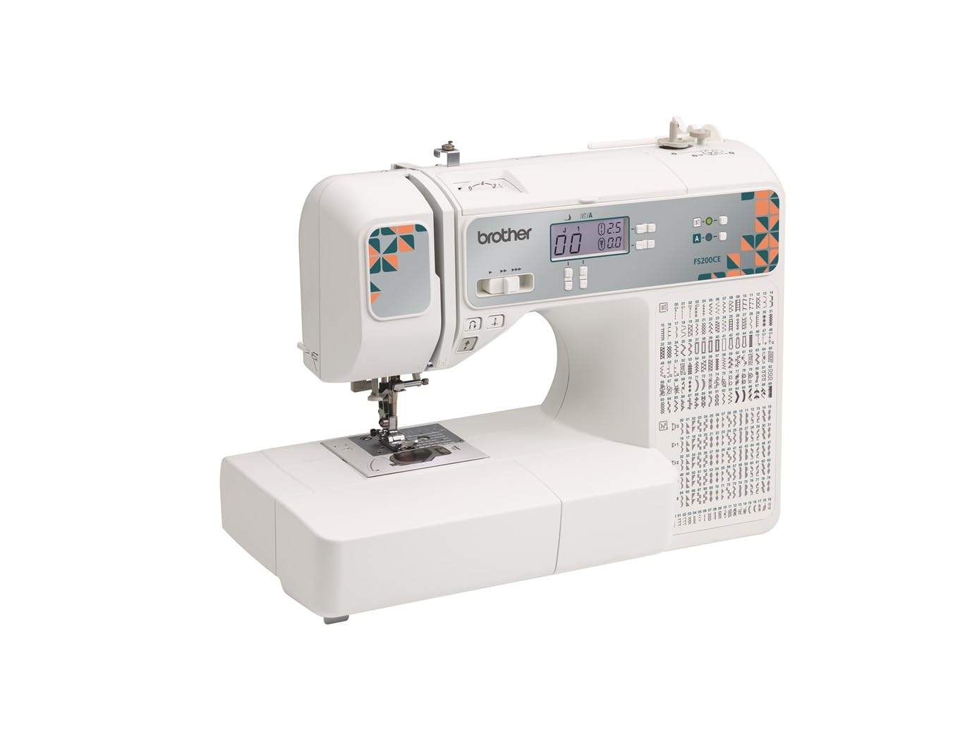 Brother FS200CE Electronic Sewing Machine - 200 Stitches | Wide Table | Hard Case 5