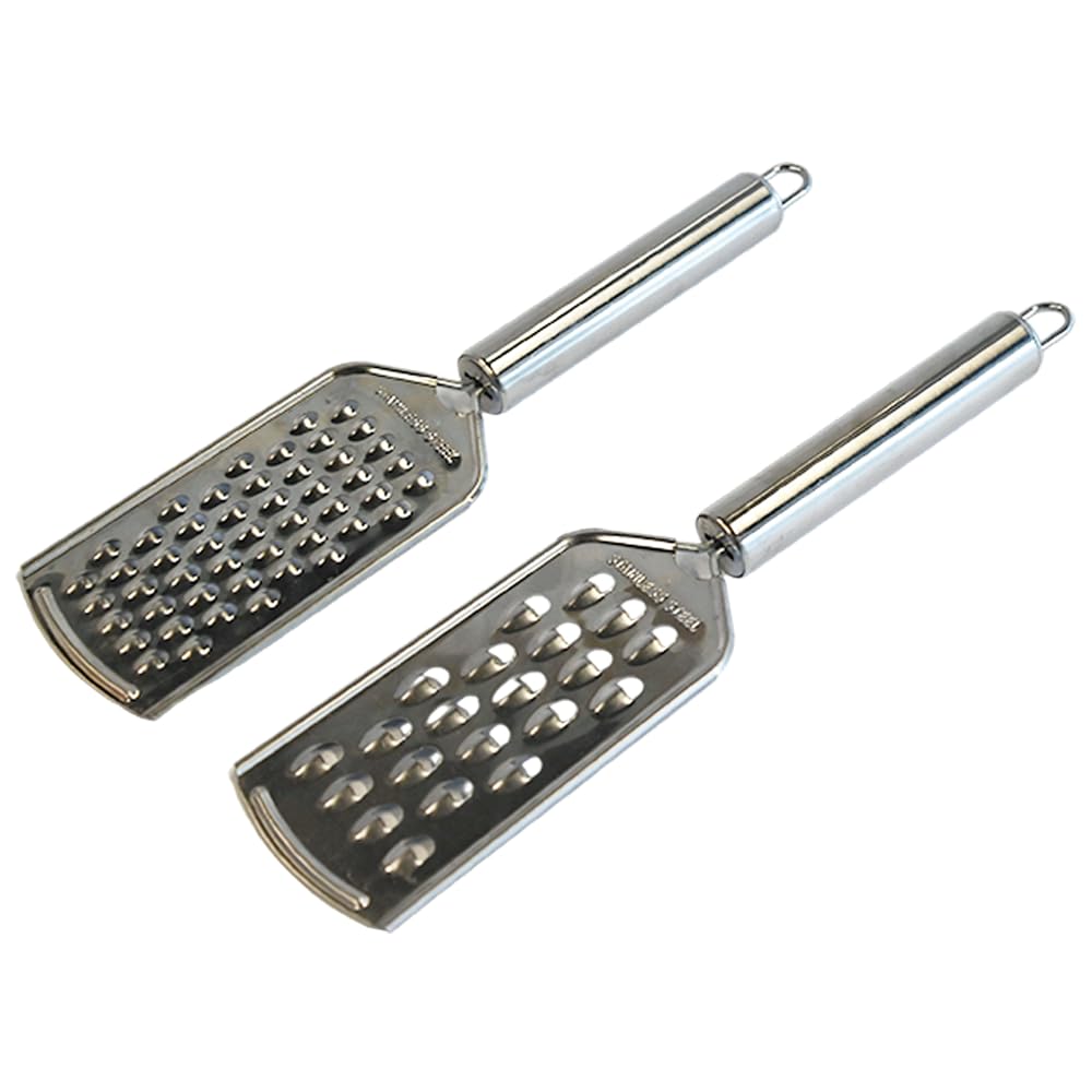 Armo Home 2 Pack Stainless Steel Vegetable Grater and Cheese Slicer | Rust Resistant 2