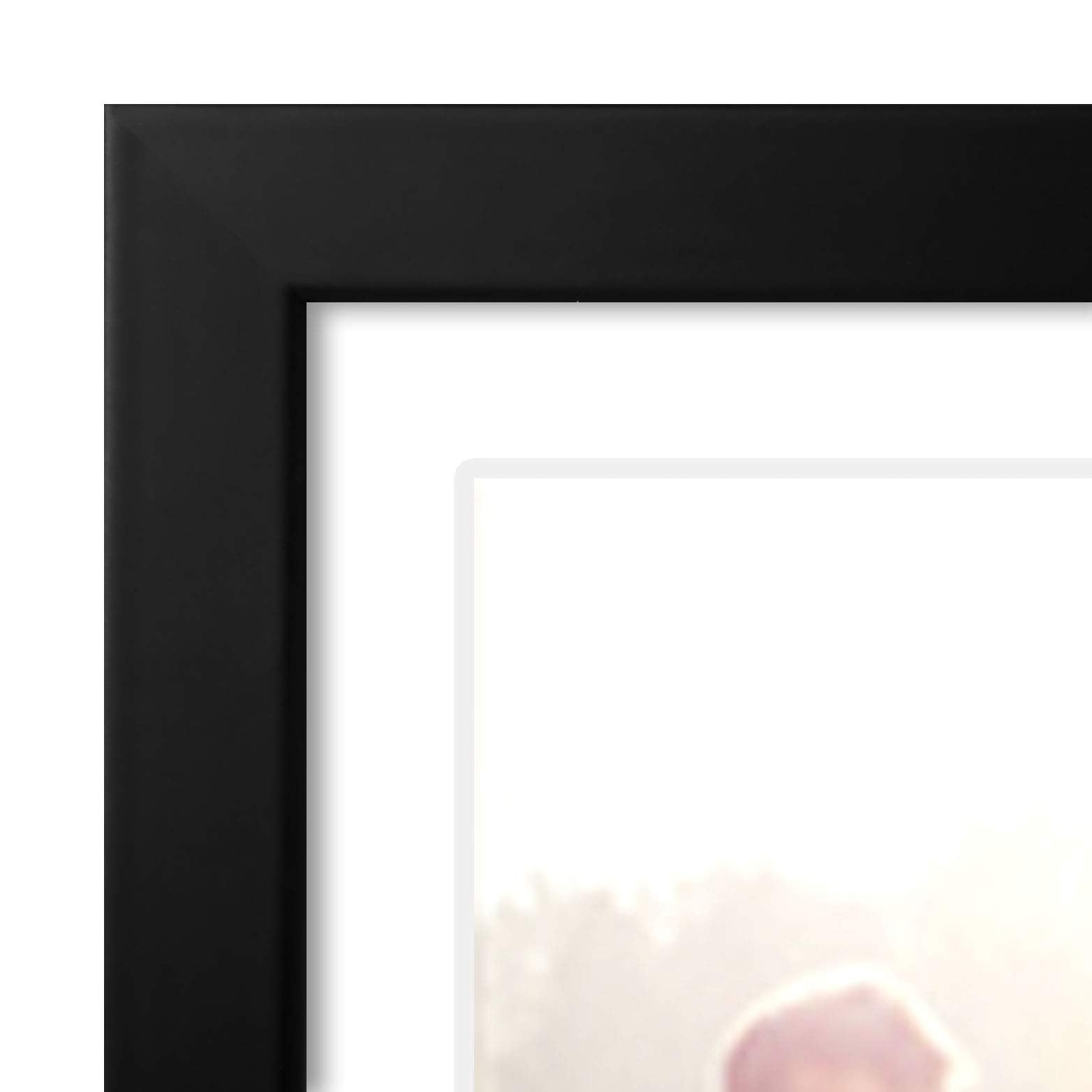 Americanflat Signature Collection 6x4 Collage Photo Frame - Black | Fits Five 4x6 Photos or One 8x24 Picture 7