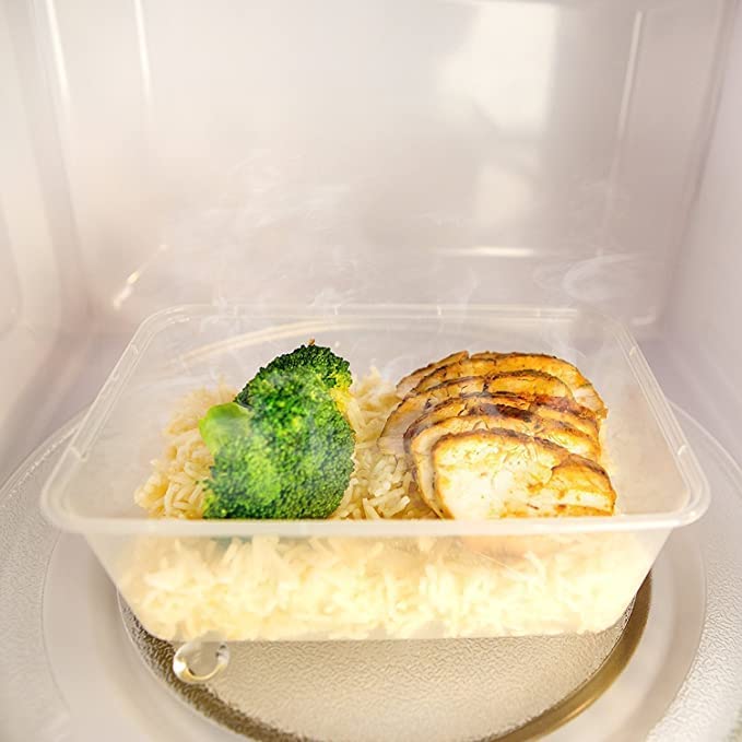 Zuvo Plastic Food Containers with Lids - 30 Pack, 1000 ML, Microwave & Freezer Safe 8