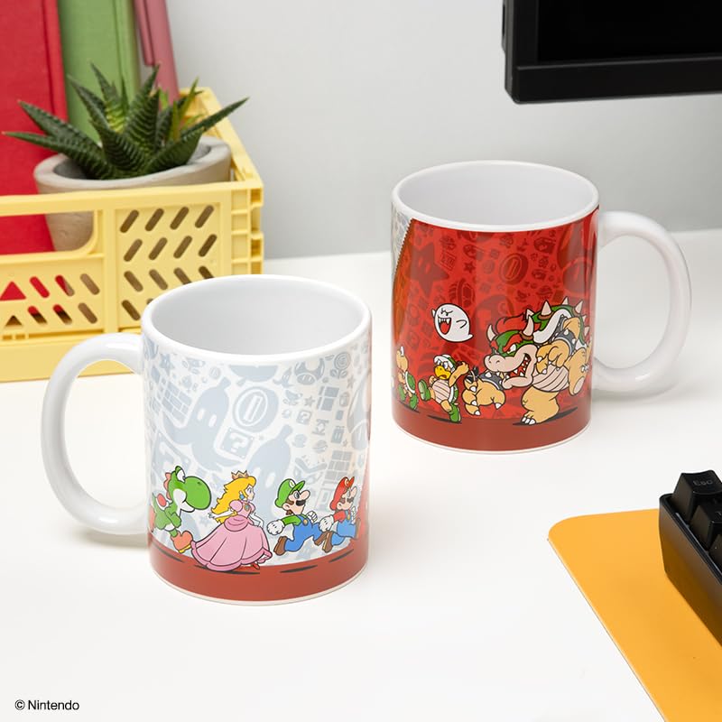 Paladone Super Mario Ceramic Coffee Mug - 300ml Capacity | Dishwasher & Microwave Safe 4