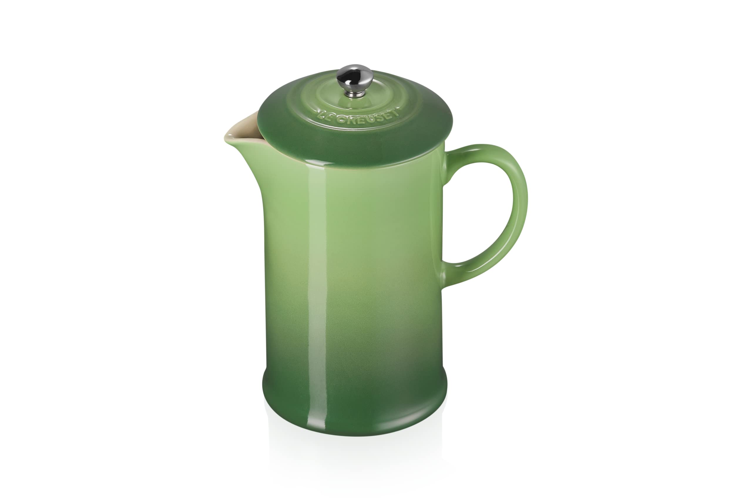 LE CREUSET Stoneware Cafetière French Press - 1 Litre Capacity | Bamboo | Dishwasher Safe