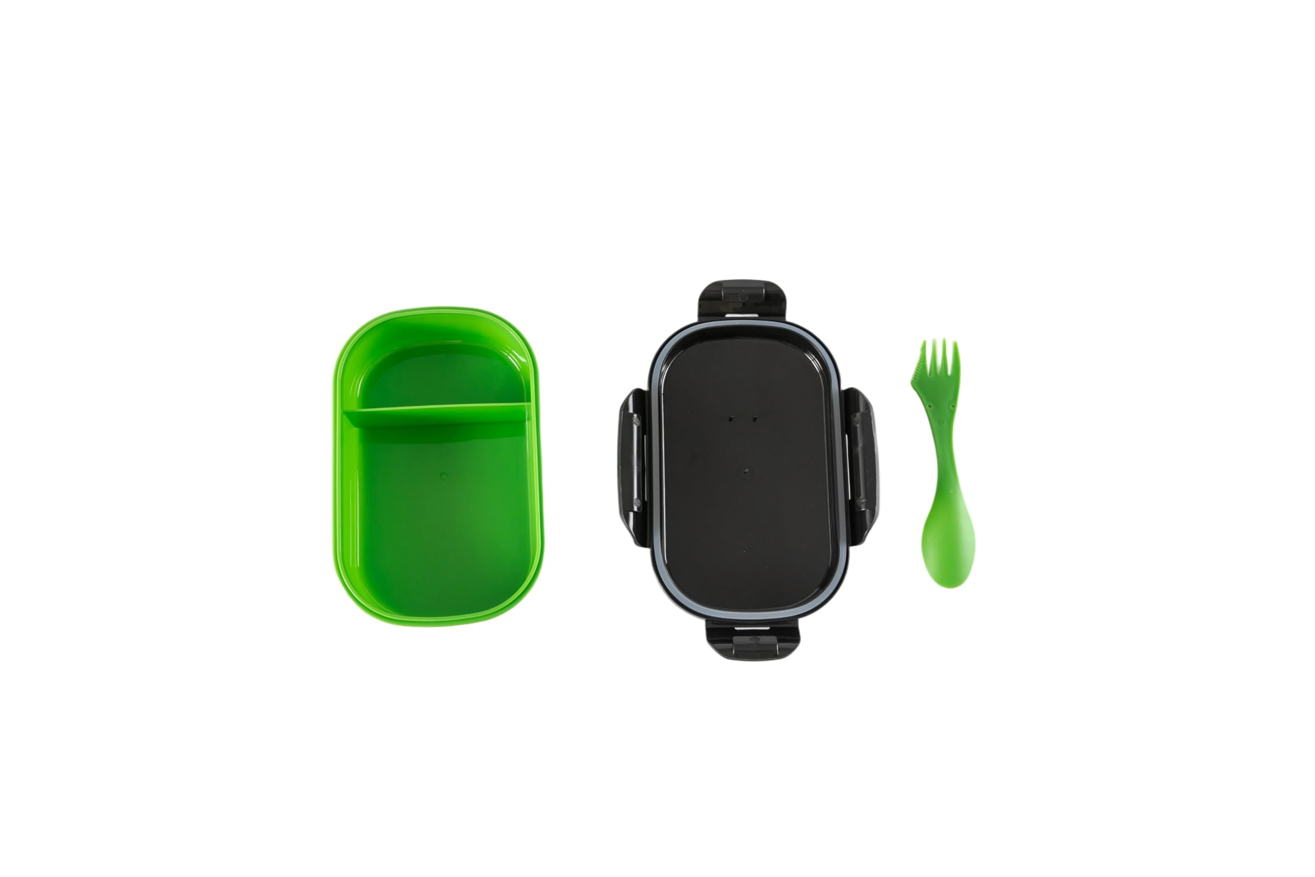 HOX Minecraft Creeper BOOM Bento Lunch Box with Spork | 2 Compartments | Leak-Proof Seal 7