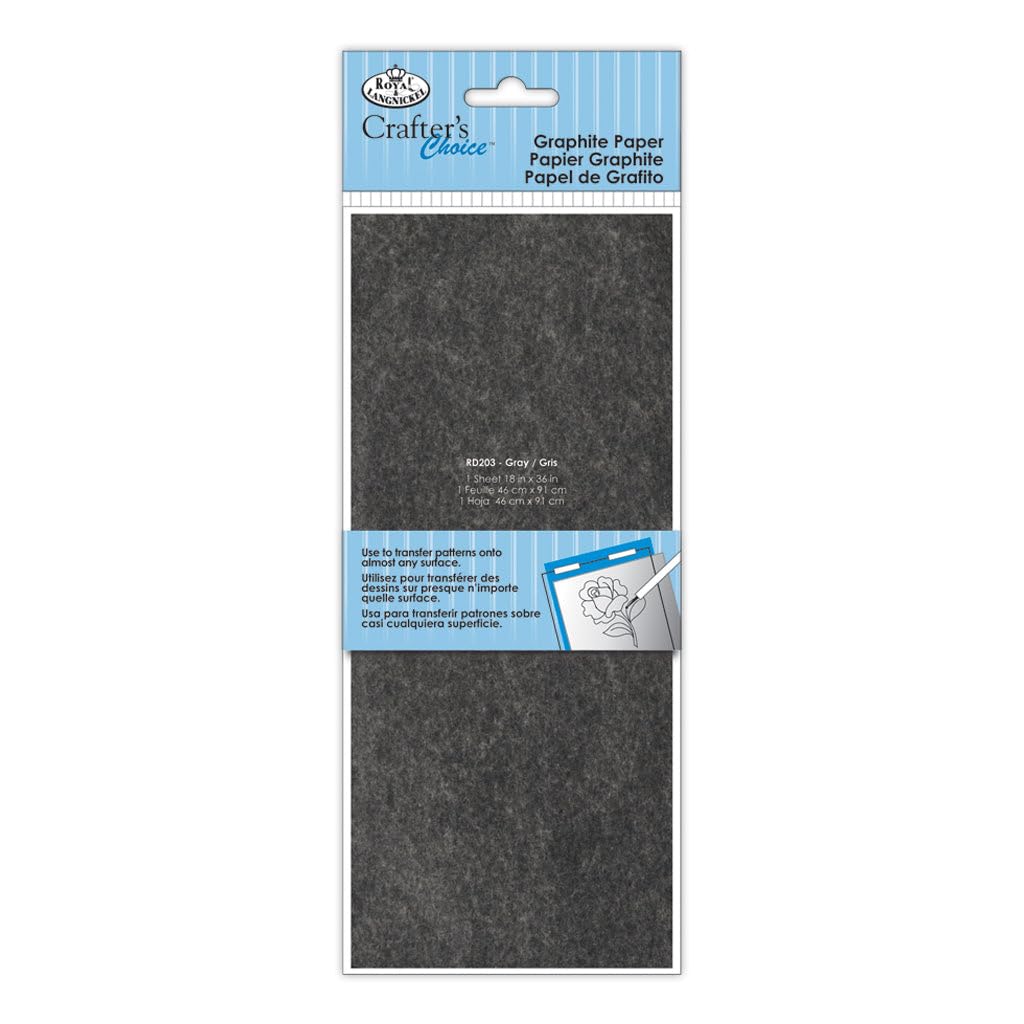 Royal & Langnickel Graphite Transfer Paper - For Tracing & Pattern Transfer | 18 x 36 Inch Sheet 1