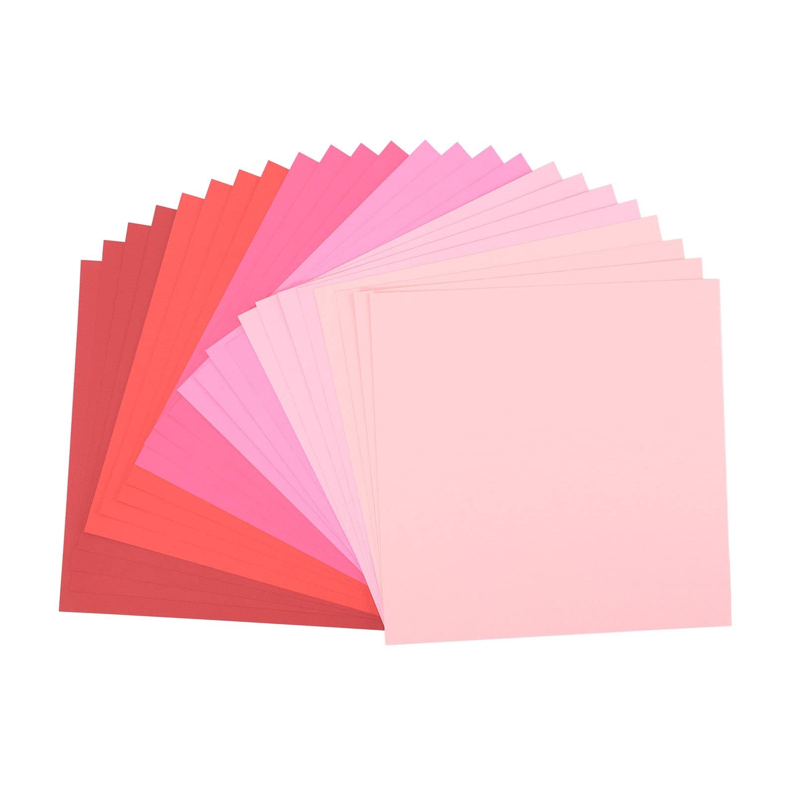 Vaessen Creative Florence Decorative Paper - 216gsm Pink Cardstock | 24 Sheets 12x12 Inch 1