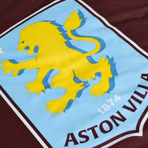 The Gift Scholars Aston Villa FC Double Duvet Cover Set - Reversible Polycotton | 200x200 cm 4