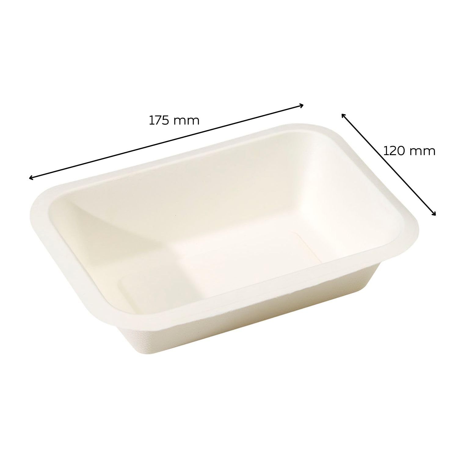 Caterpack Enviro Range Chip Trays - Biodegradable & Greaseproof | 7 x 5 Inch | 50 Pack 3