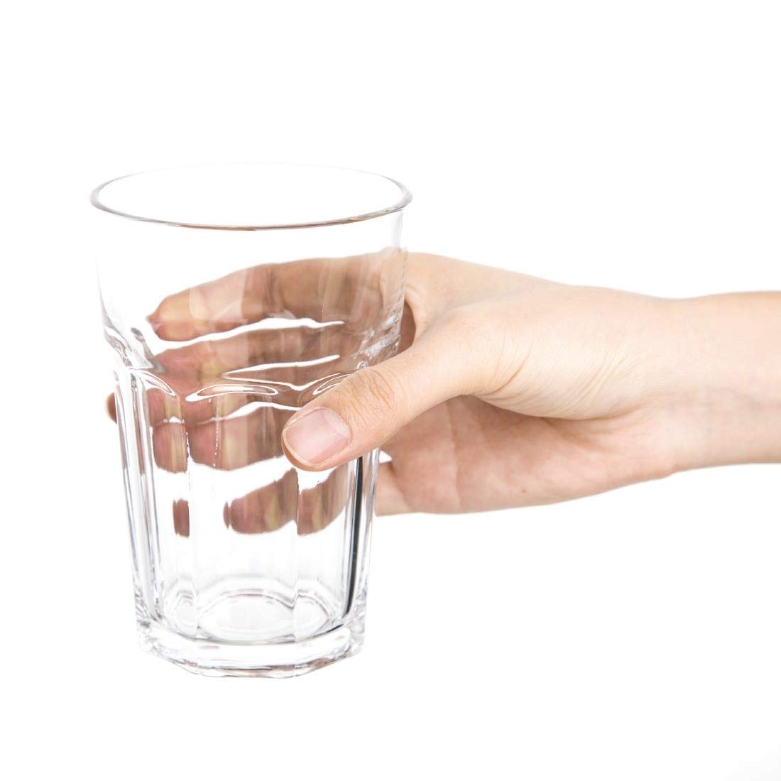 Olympia Orleans Toughened Highball Glasses - 425ml Capacity, Pack of 12