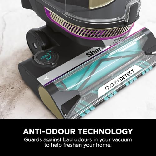 Shark PowerDetect Corded Upright Vacuum Cleaner AZ3900UKTBK | DuoClean Detect | Anti Hair Wrap Plus | 1.3L 11