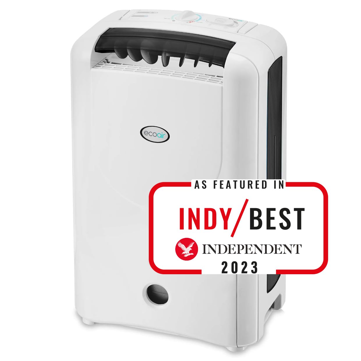 EcoAir DD1 Simple MK3 Black Desiccant Dehumidifier | 7.5 L/Day | 34dBA Quiet | Anti Bacterial Filter 2