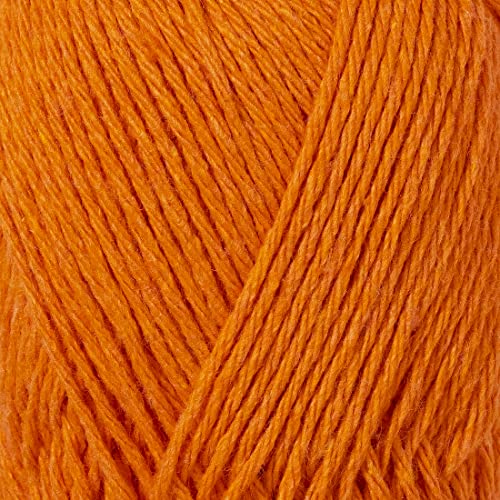 Utopia Crafts Re-Cotton DK Knitting Yarn - 100g Pumpkin Orange | 80% Recycled Cotton | Oeko-Tex Certified 3