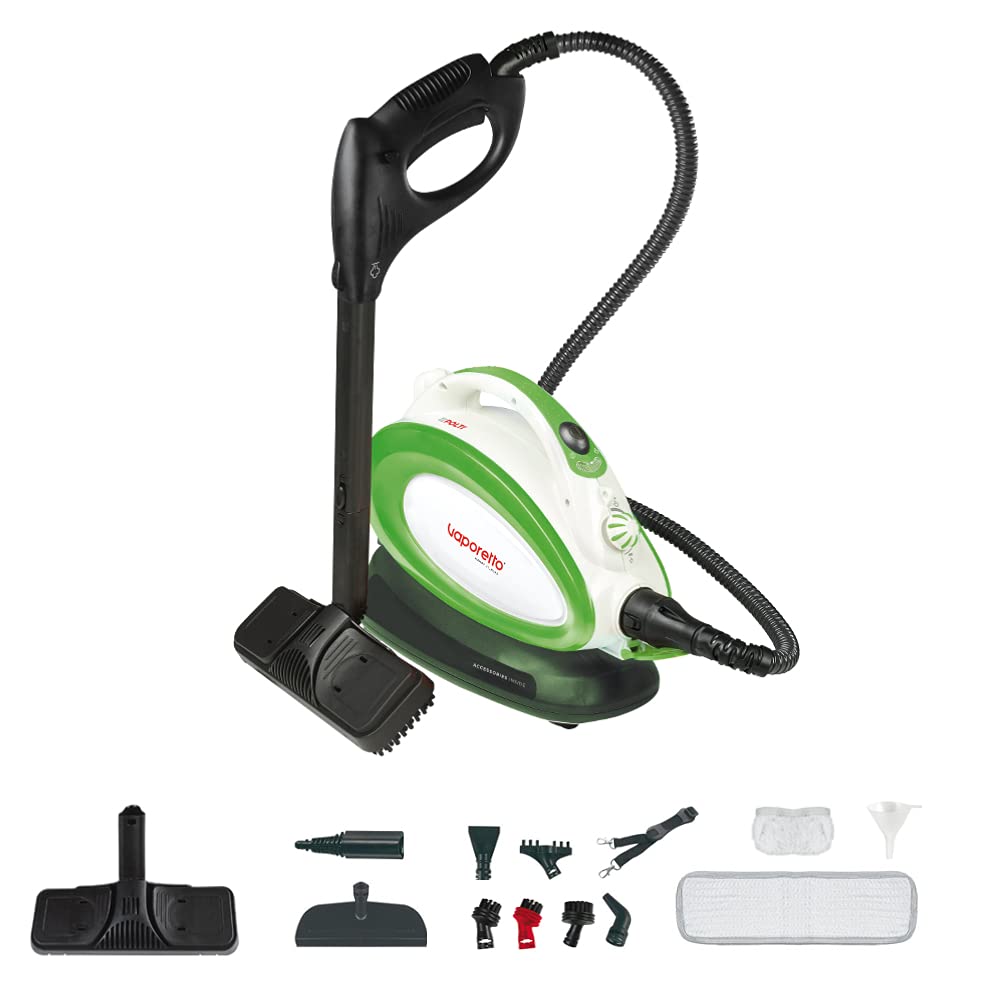 Polti Vaporetto Handy 25 Plus Steam Cleaner - 3.5 Bar Pressure | 1500W | White/Green 1