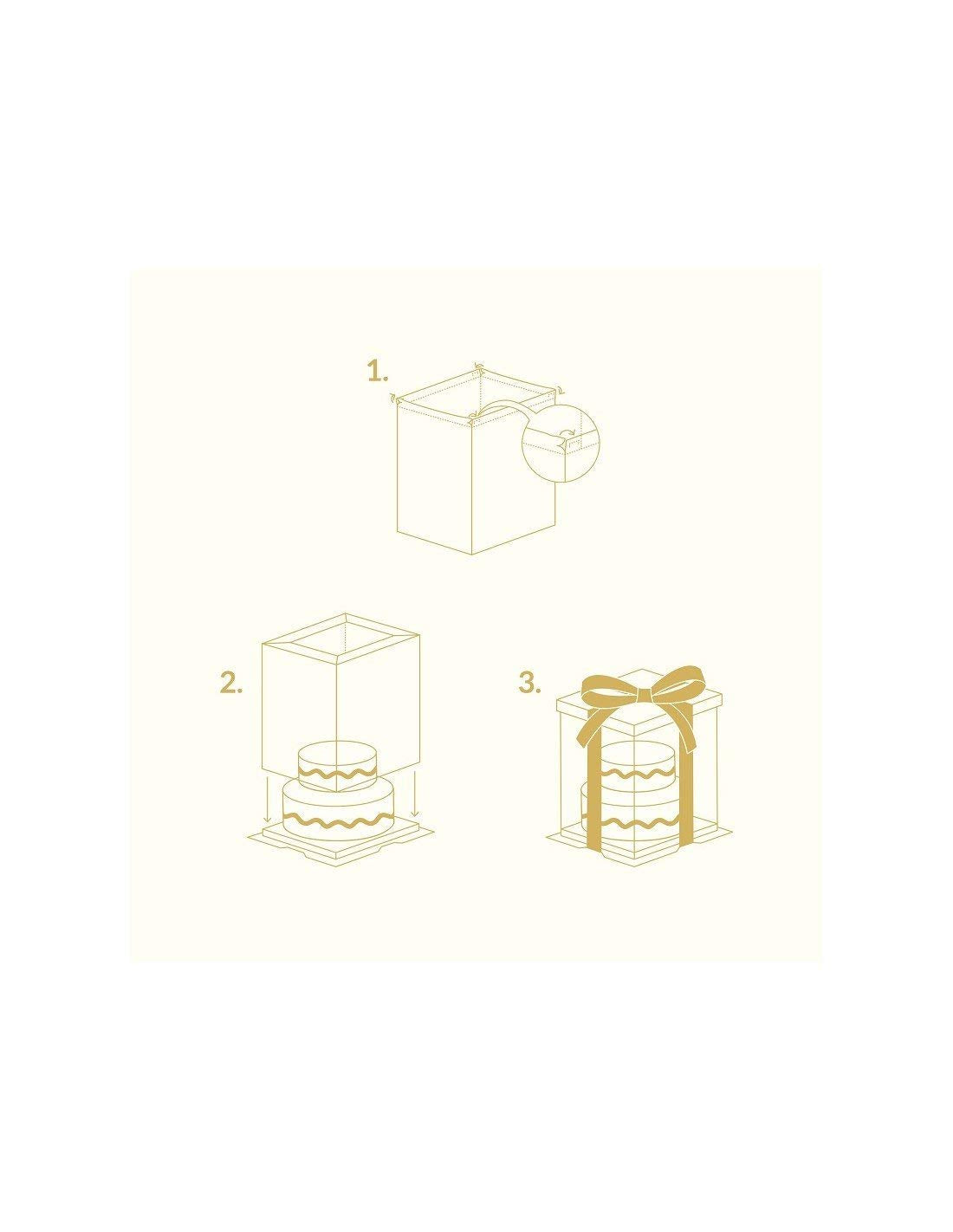 PME Crystal Cake Box - 6 Inch Size | Reusable Presentation Box | CCB06 3