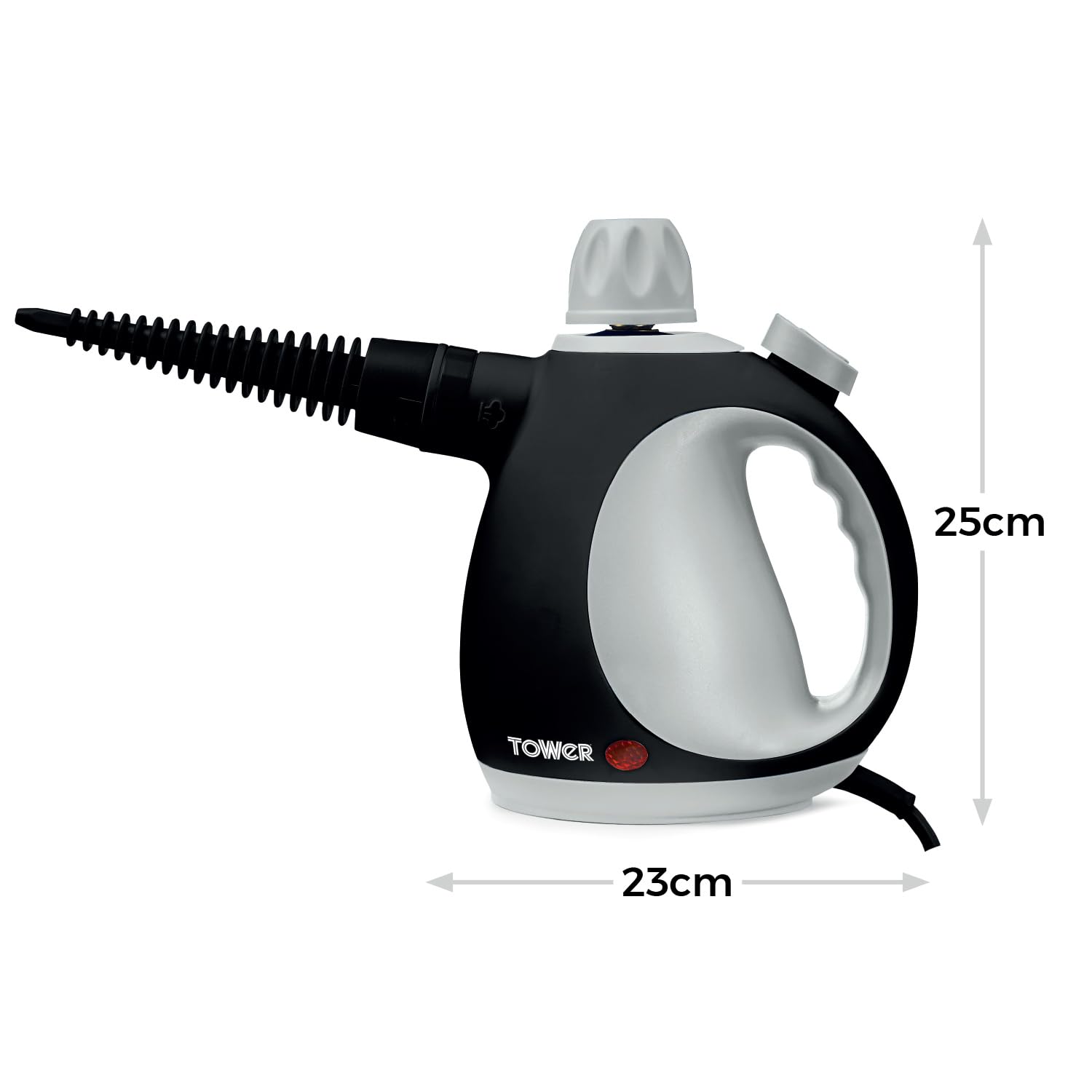 Tower T134000PL THS10 Corded Handheld Steam Cleaner with 9 Accessories | 1050W | Kills 99.99% Bacteria 6