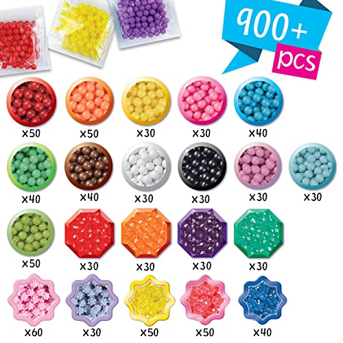 Aquabeads 31912 Beginners Carry Case - 900 Beads in 24 Colors | Includes Storage Case & Templates 10