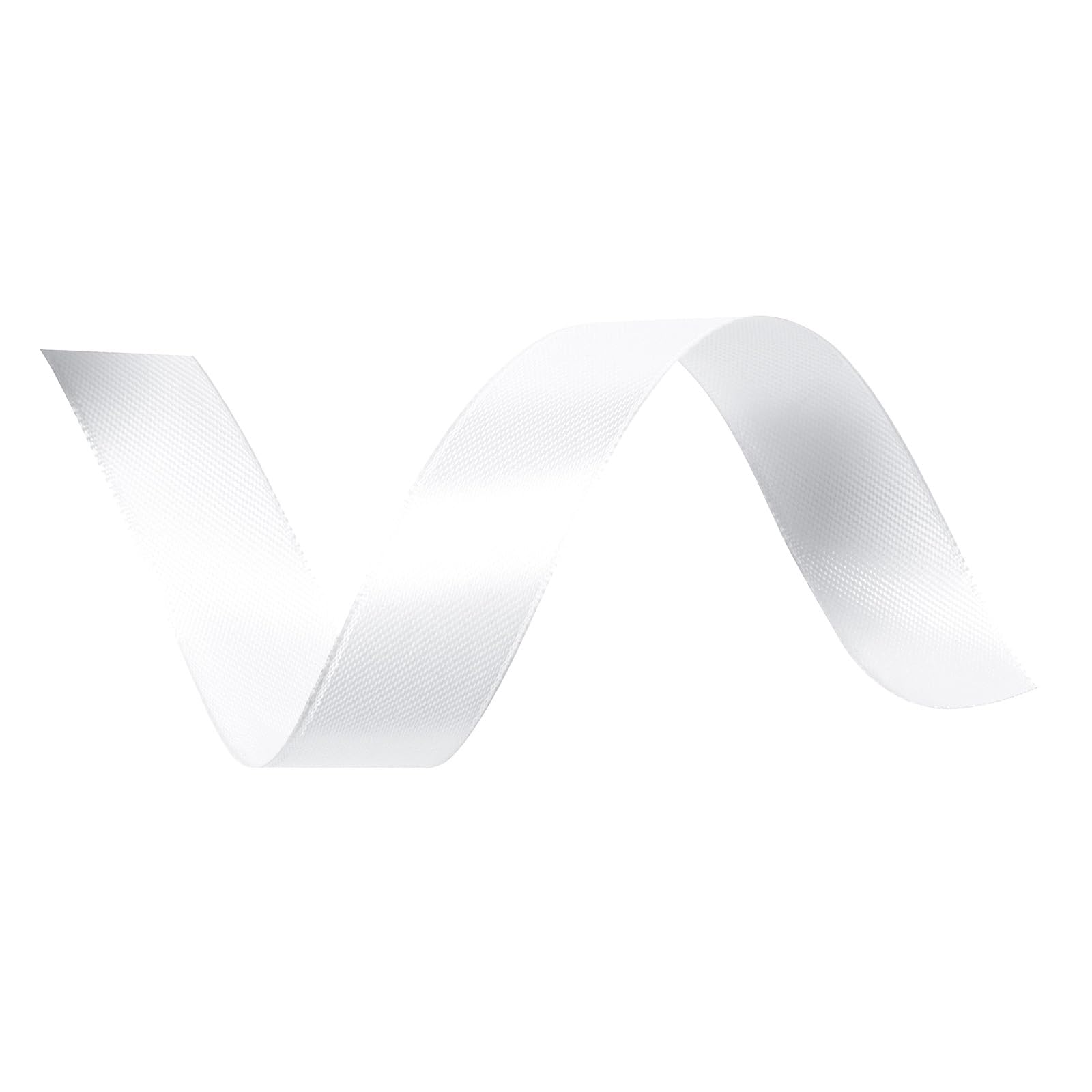 Vaessen Creative Satin Ribbon - Double-Sided Sheen | 6mm x 10m White | Ideal for Crafts & Gift Wrapping 2