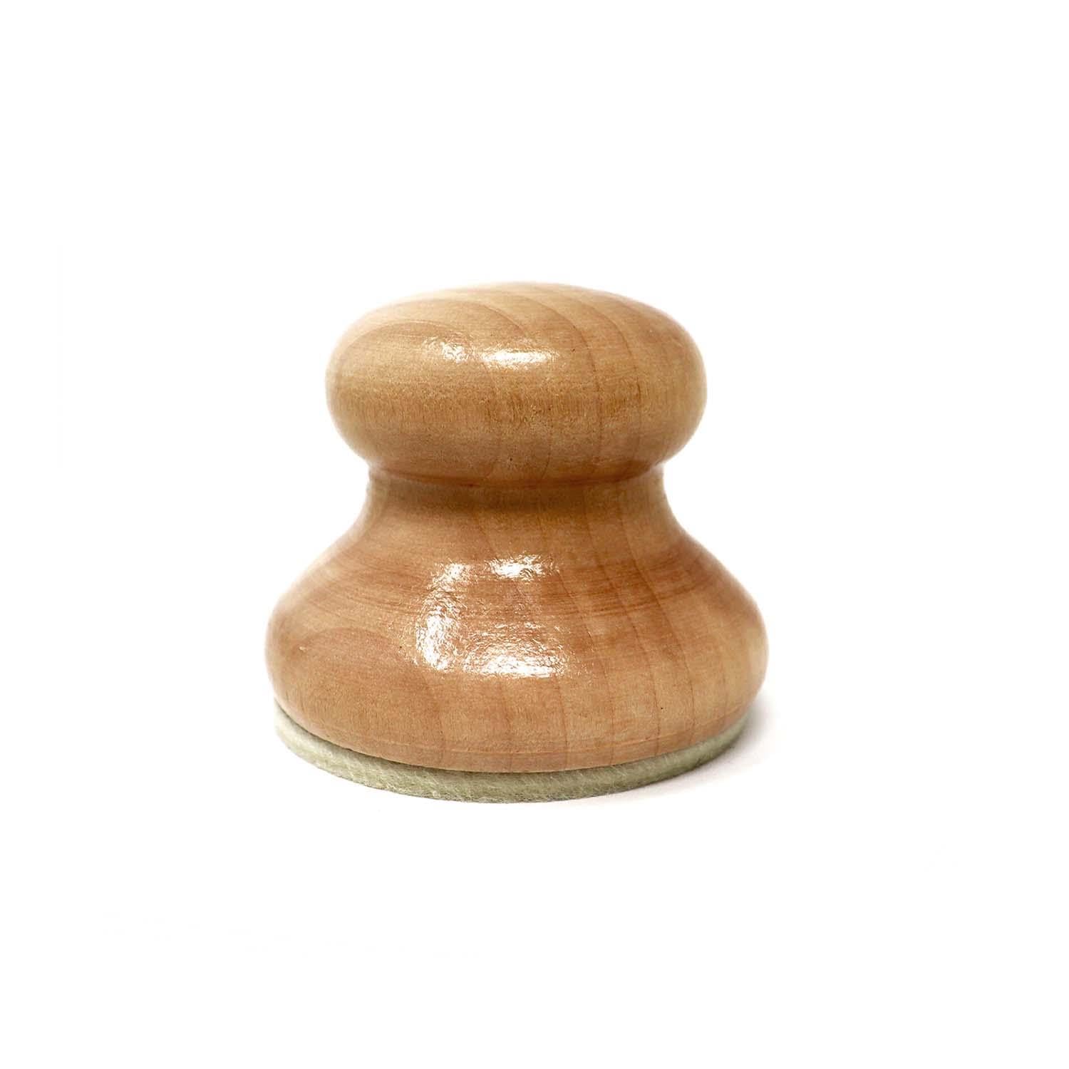 Artway Wooden Handheld Printmaking Baren - 70mm Diameter | Solid Wood | Felt Base 1