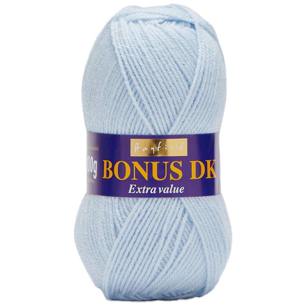 Sirdar Hayfield Bonus DK Double Knitting Yarn - 100g | Frost Blue | 100% Acrylic 1