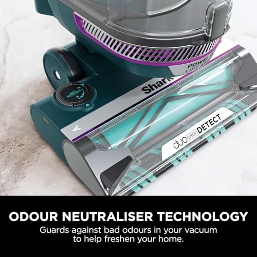 Shark PowerDetect Corded Upright Vacuum Cleaner - DuoClean Detect, Reverse Clean, Anti-Odour | 750W, 1.3L 12