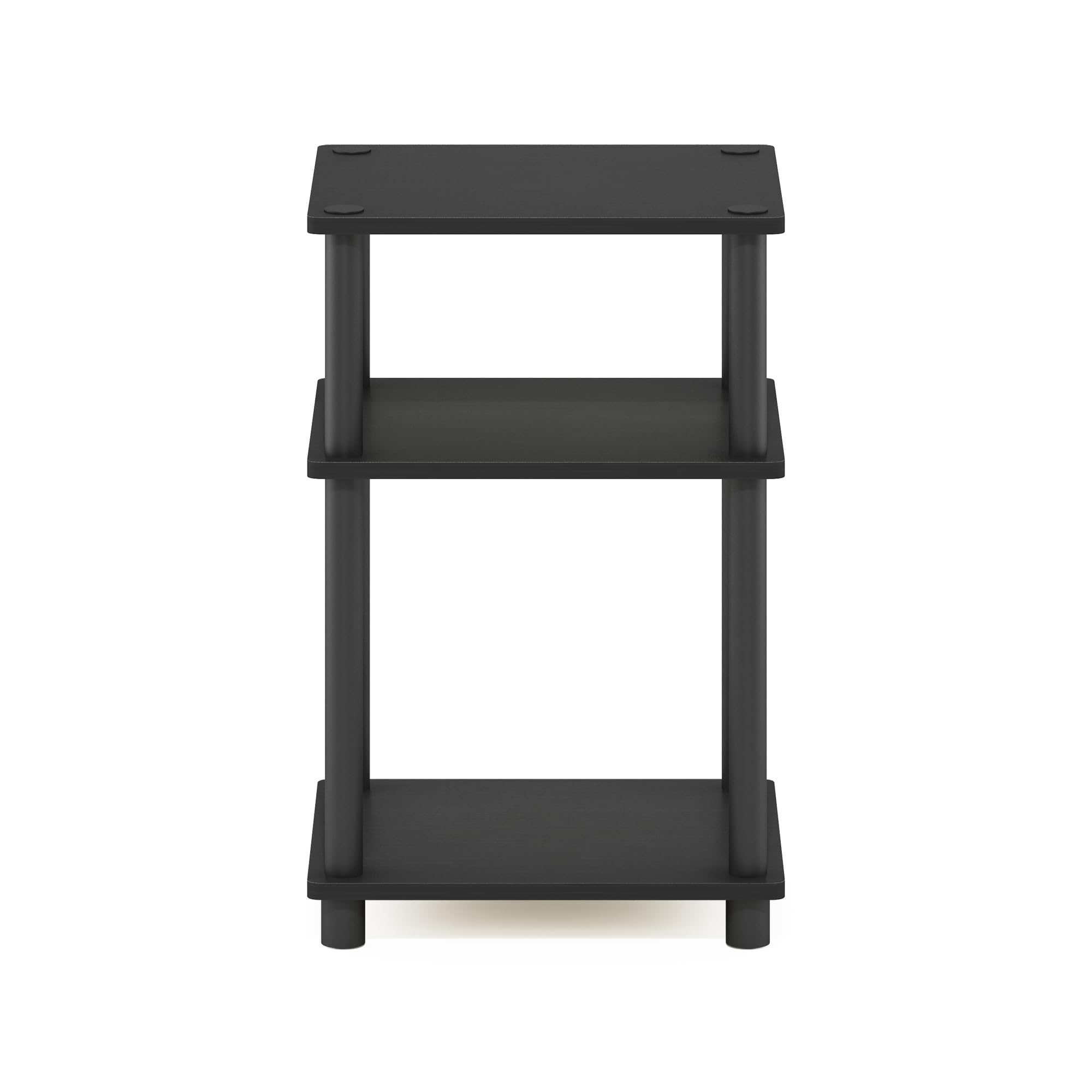 Furinno JUST Side Table - 3-Tier End Table | Americano/Black | 29.2cm W 8
