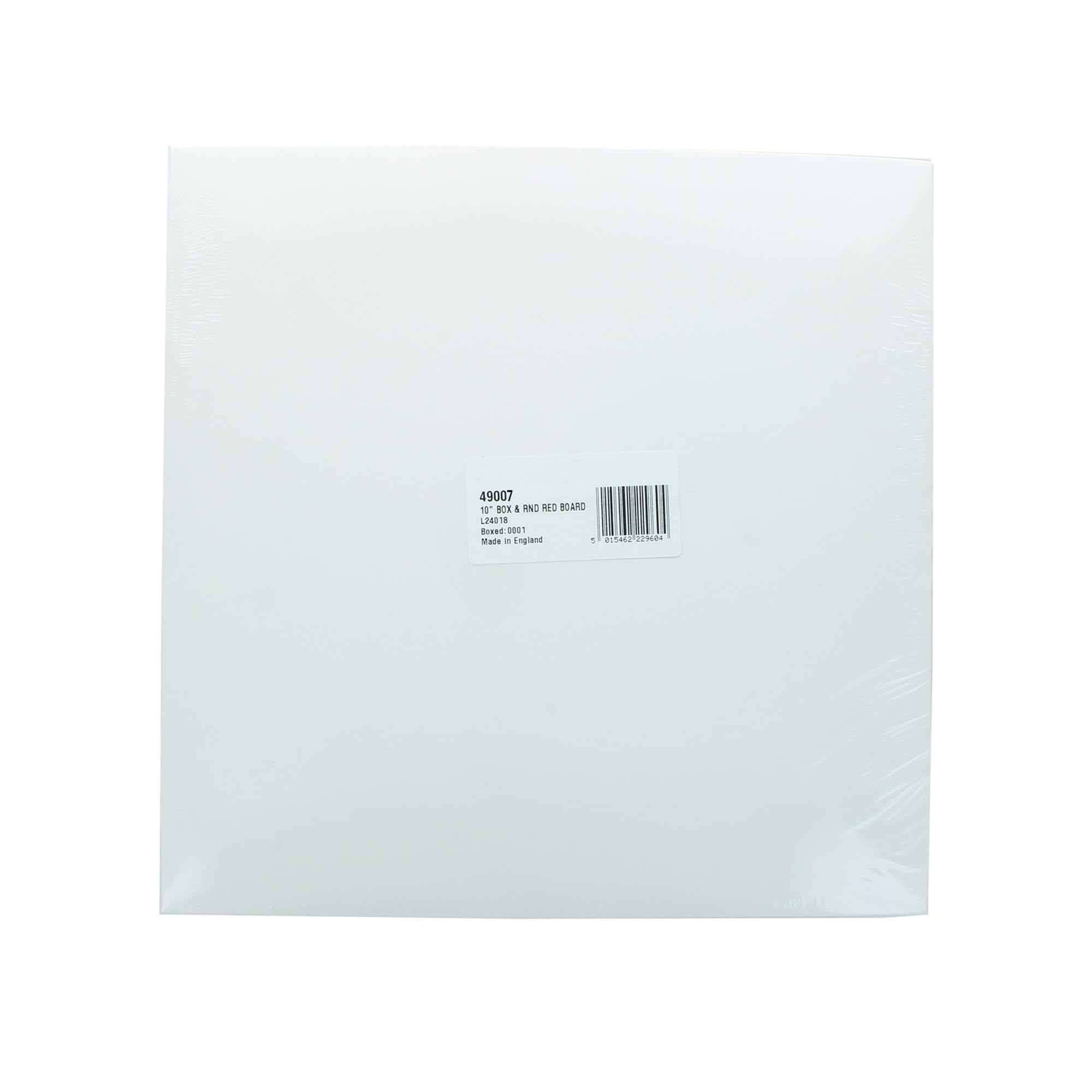 Culpitt Red Board & Box Set | 12' Round Drum & White Box | Cardboard Cake Carrier 6