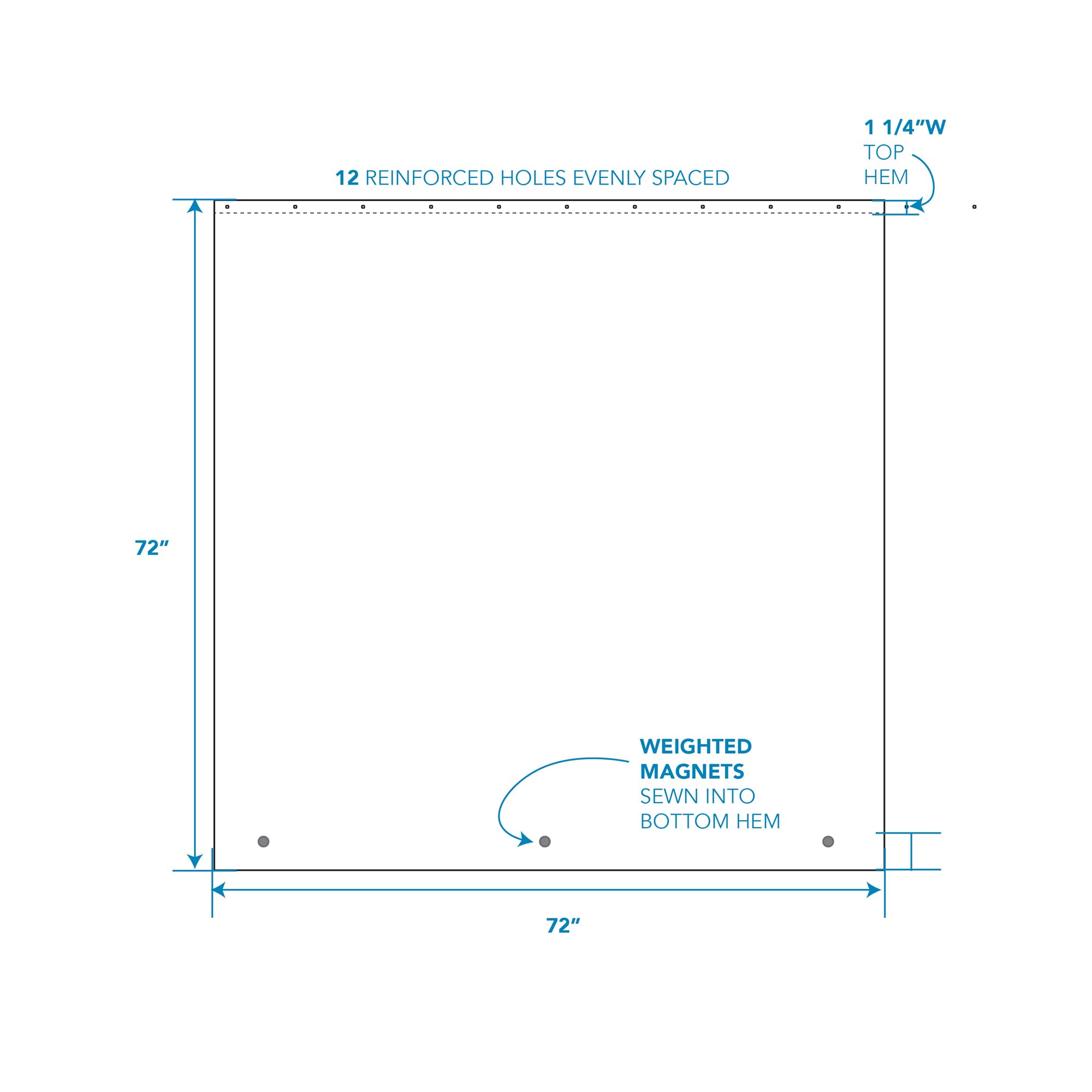 InterDesign Clear Shower Curtain Liner - Mold Proof PEVA | 183 cm x 183 cm | Odorless 2