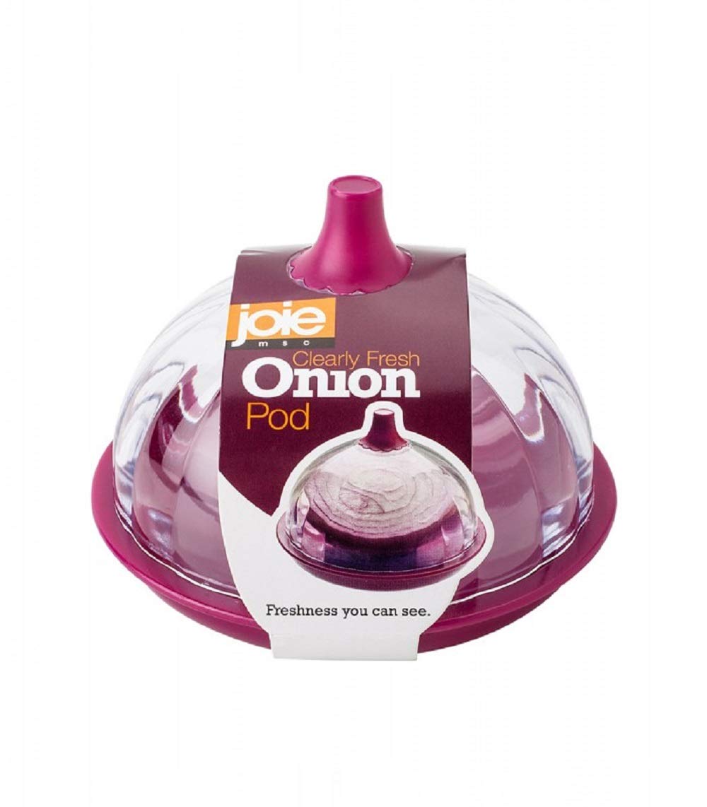 Joie Onion Saver - Keeps Cut Onions Fresh, Purple, BPA-Free Plastic Pod 1