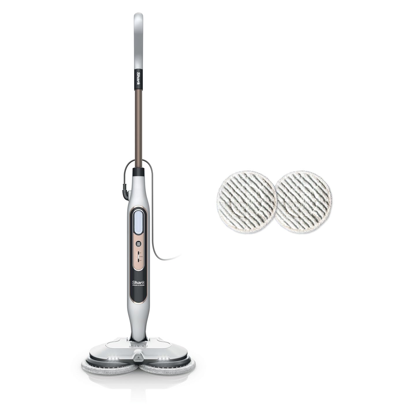Shark Steam Mop with Steam Blaster & 2 Rotating Power Pads | Sanitises up to 99.9% Germs | 8m Cord 1
