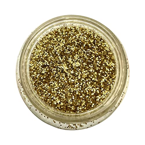 Palm Safe Gold Chunky Glitter - 500g Shaker Jar for Resin & Crafts | Non-Toxic PVC 9