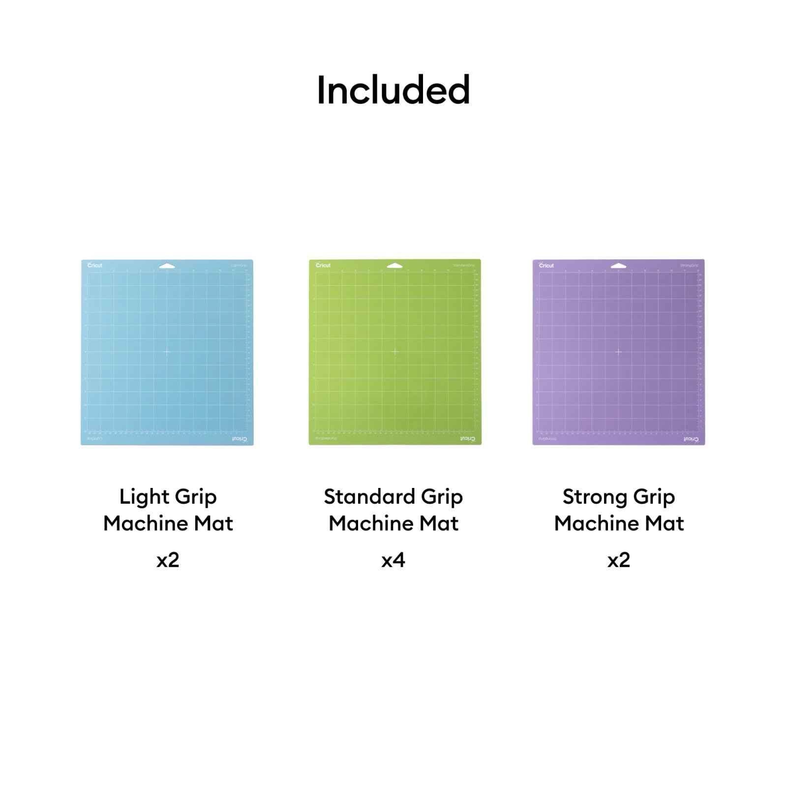 Cricut Machine Mat Variety Pack - 12" x 12" Reusable Mats (8 Pack) 3
