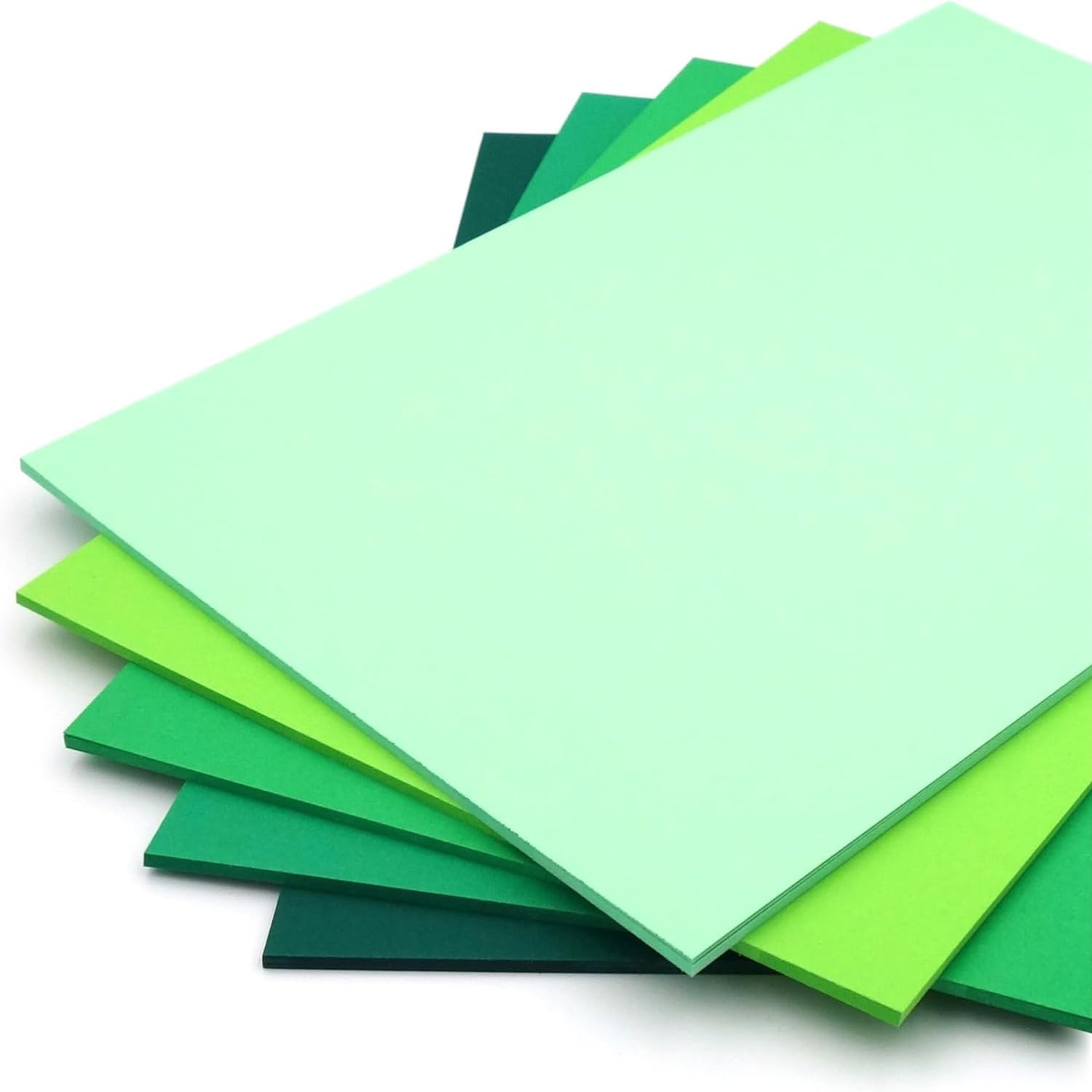 Hawksbill A4 Green Card Stock - 220gsm, 60 Sheets, 5 Shades | Compatible with Cutting Machines 1