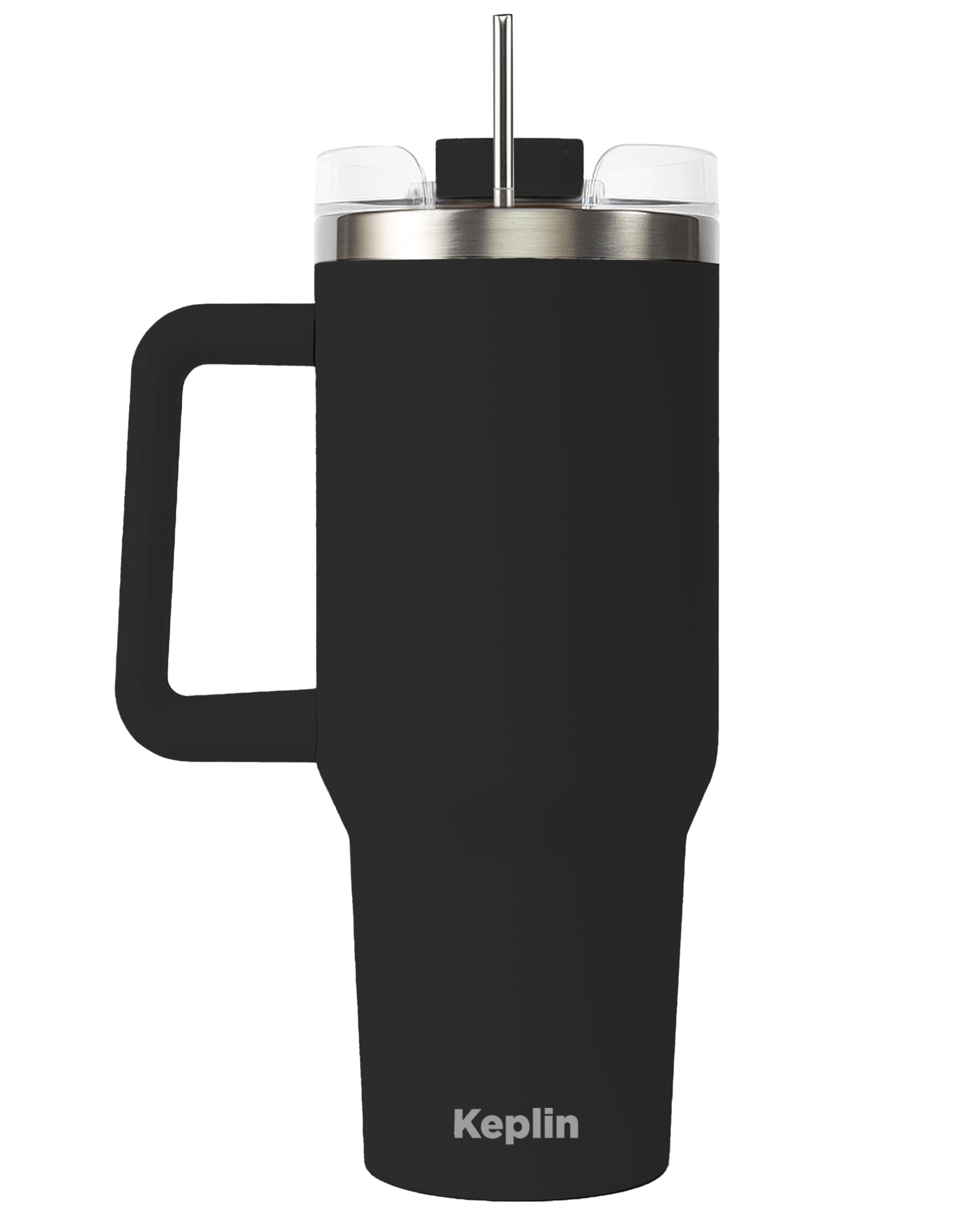 KEPLIN 40 oz / 1200 ml Insulated Travel Tumbler - Double Wall Stainless Steel | Black 1