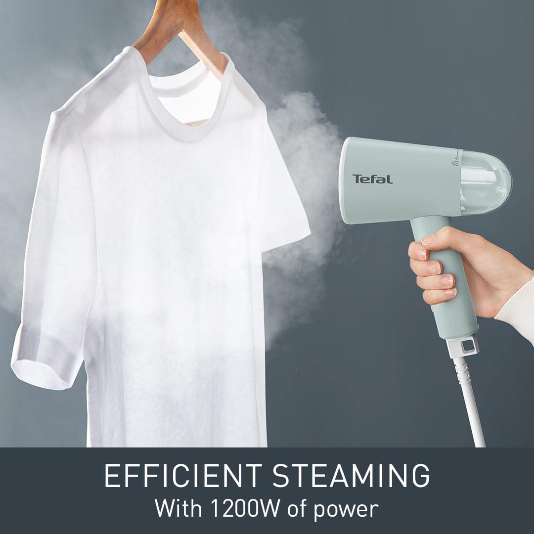 Tefal Origin Travel Handheld Steamer - 1200W | 20g/min Steam | Sage Green 5