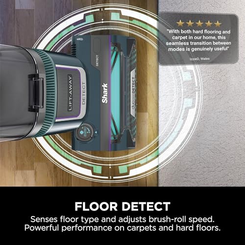 Shark Detect XL Corded Upright Vacuum Cleaner - Ultra-Powerful Pet Hair Pick-Up | DuoClean Detect | Blue 10