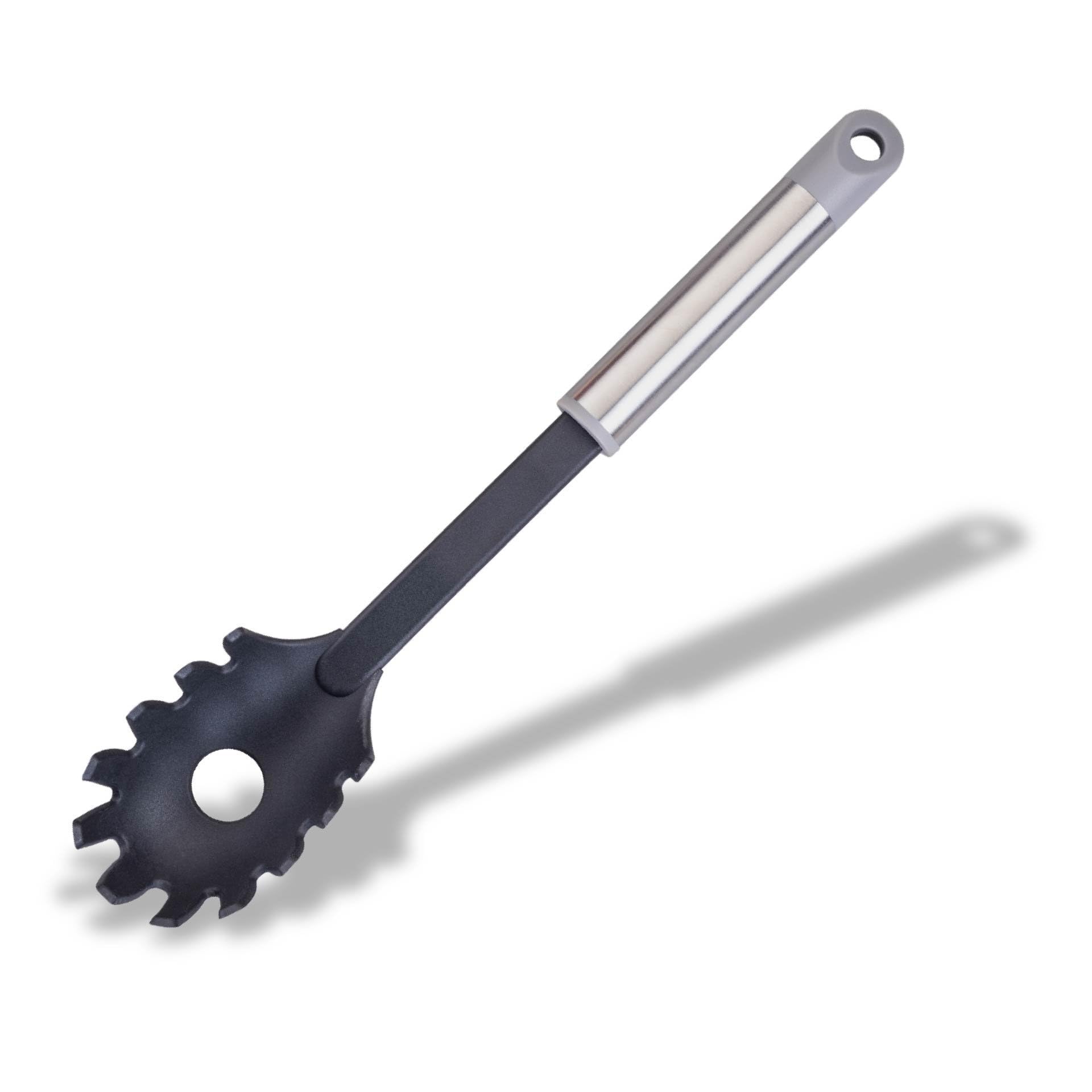 Fackelmann MODE Spaghetti Fork - Non-Stick Plastic Server with Portion Measure | Heat Resistant to 200°C | 31cm 1