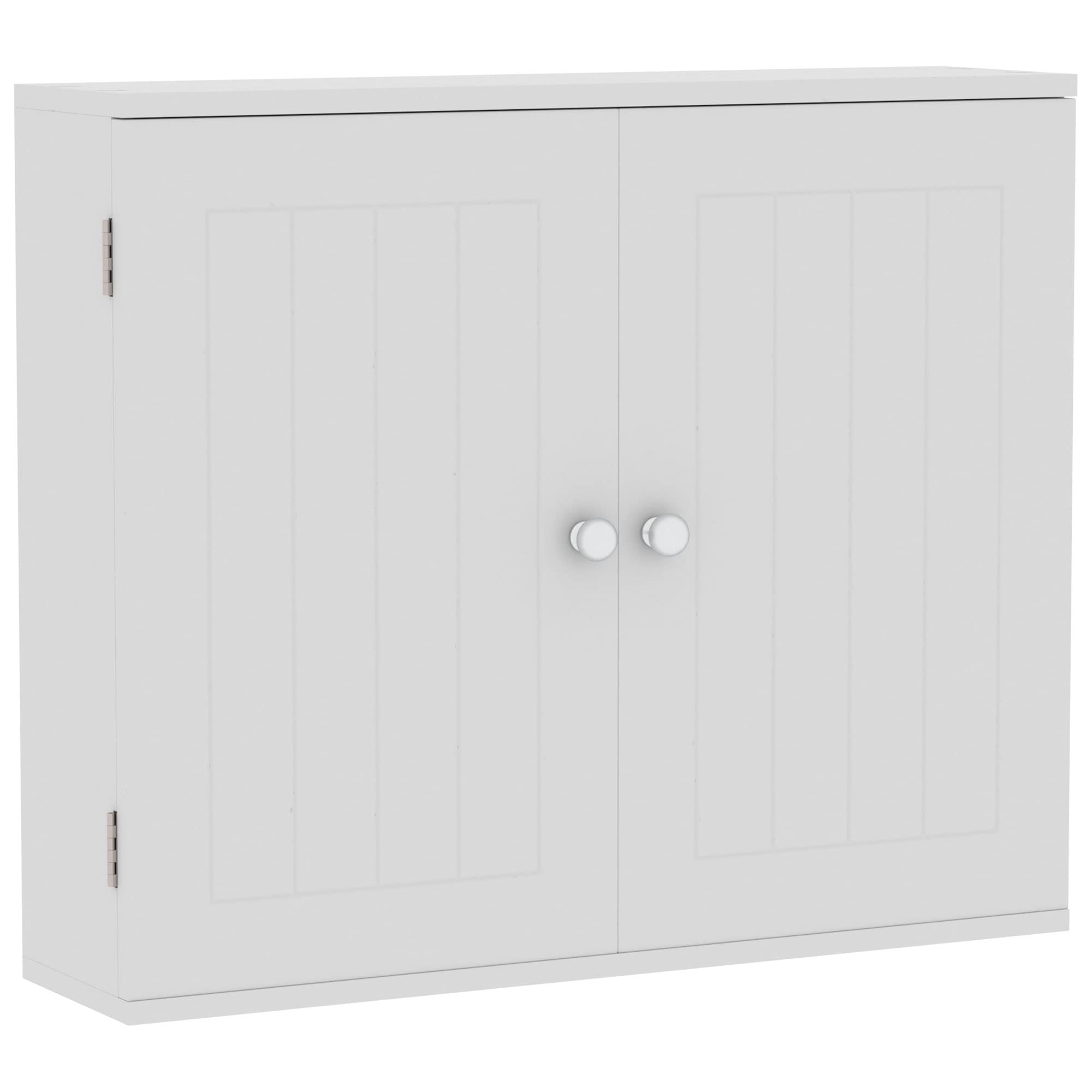 Bath Vida Priano Double Door Wall Mounted Bathroom Cabinet | White | 600x300x500mm 8