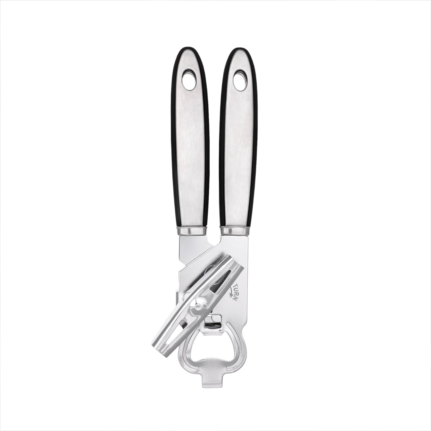 Creative Kitchen Manual Can Opener - Stainless Steel | Soft Touch Handle | Multifunctional Bottle Opener 1