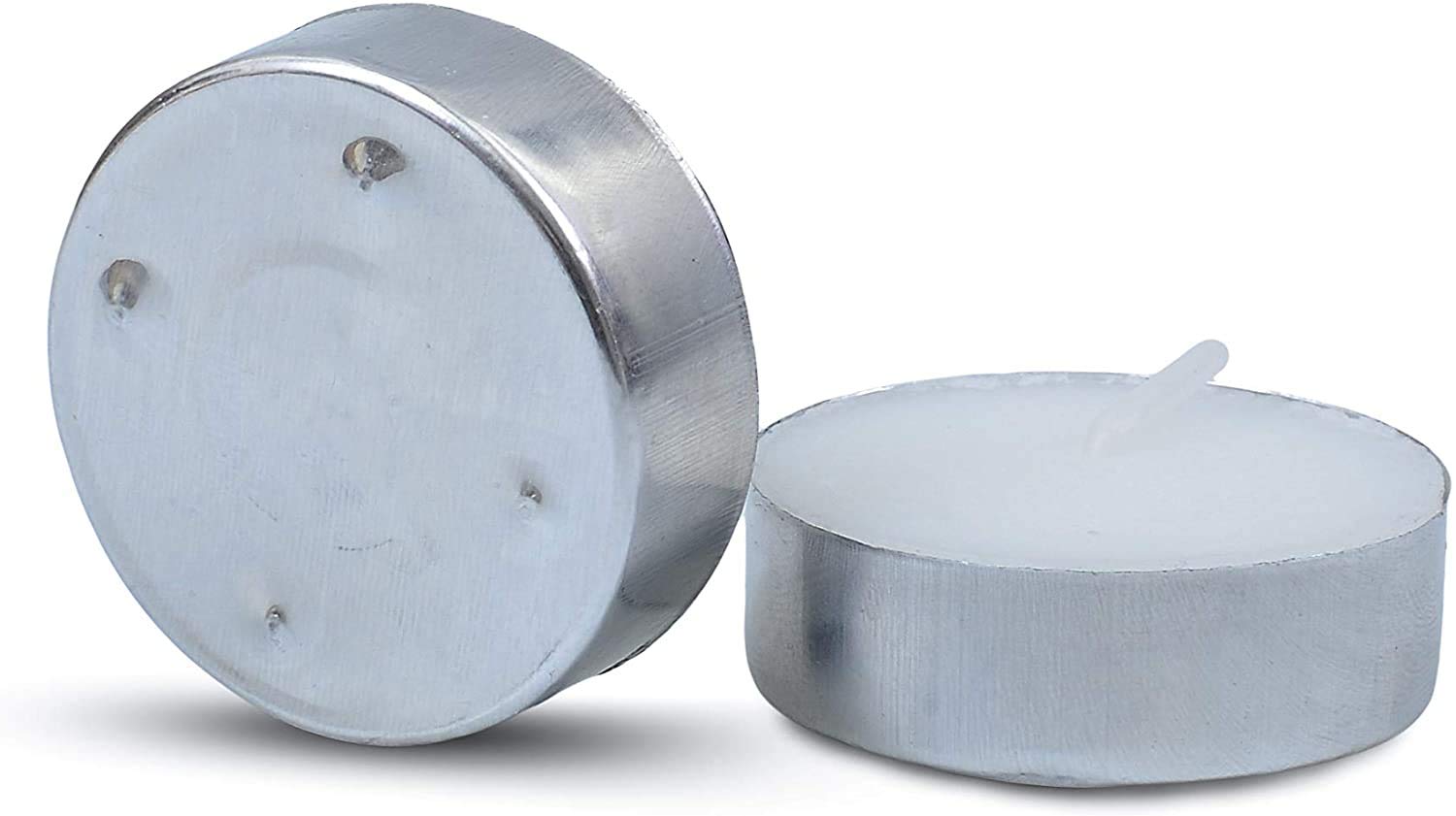 REQUISITE NEEDS Unscented Tea Light Candles - 30 Pack | 4 Hour Long Burn | Smokeless Cotton Wick