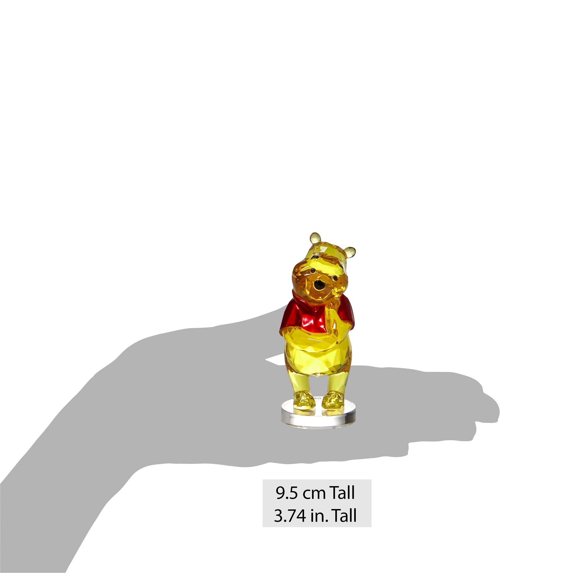 Enesco Winnie the Pooh Facet Acrylic Figurine | Licensed Facets Collection | 3.75" High 8