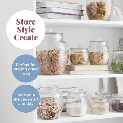 Kilner Universal Jar 2 Litre Glass Food Container with Push-Top Silicone Lid 4