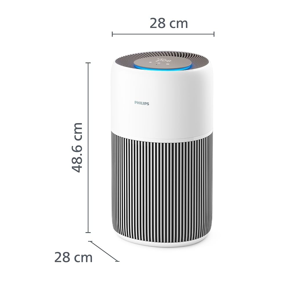 Philips Air Purifier 2200 Series - HEPA NanoProtect + Active Carbon Filter | 109m² Coverage | 13 dB(A) 2