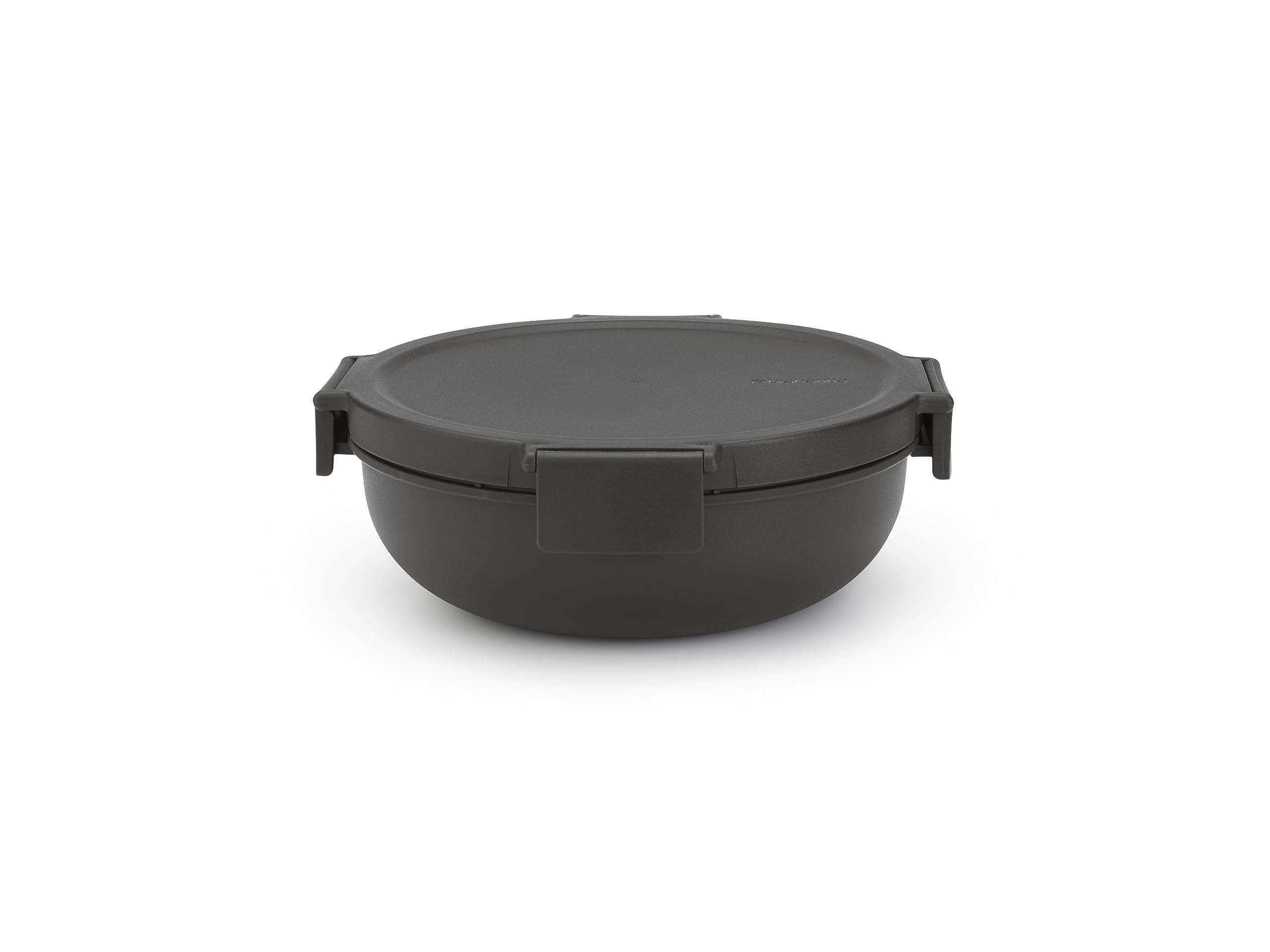 Brabantia Make & Take Salad Bowl - 1.3L Capacity, Dark Grey, Leakproof | Dishwasher Safe 1