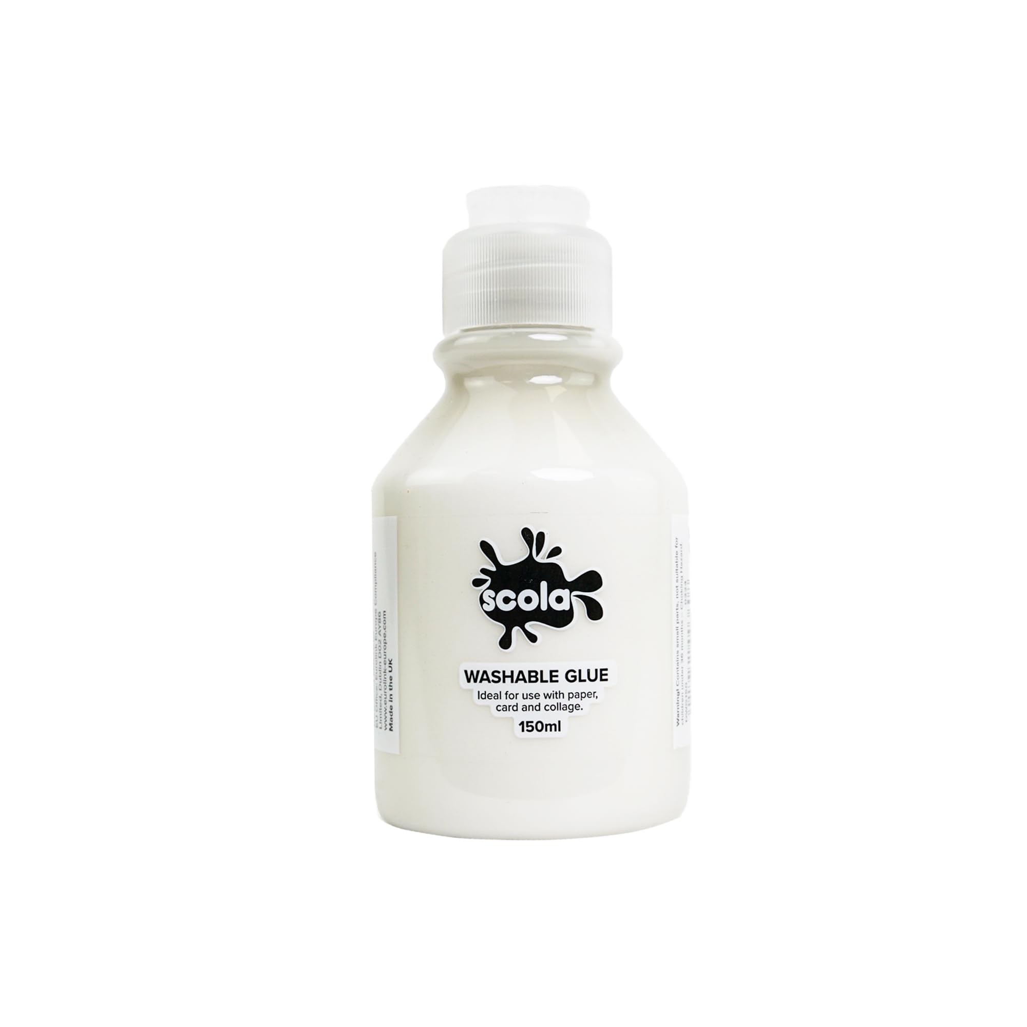 scola Washable PVA Art Glue - Non-Toxic, Durable Bond | 150ml Liquid 1