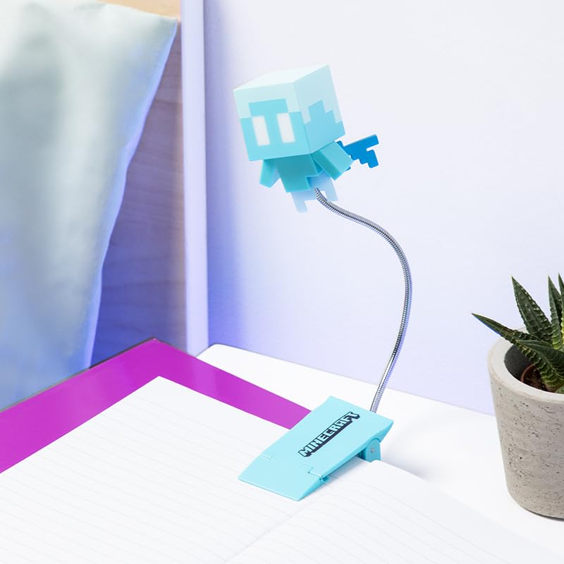 Minecraft Allay Clip On Book Light - Officially Licensed Reading Light, Cli 6