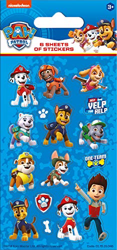 Paper Projects Paw Patrol Party Bag Sticker Bundle - 18 Sheets | Plastic Material | Blue Color 5