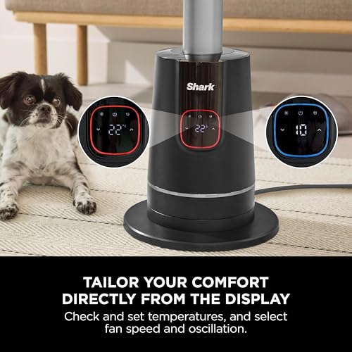 Shark TurboBlade Cool + Heat Tower Fan and Heater | Bladeless | Remote Included | 2200W 12
