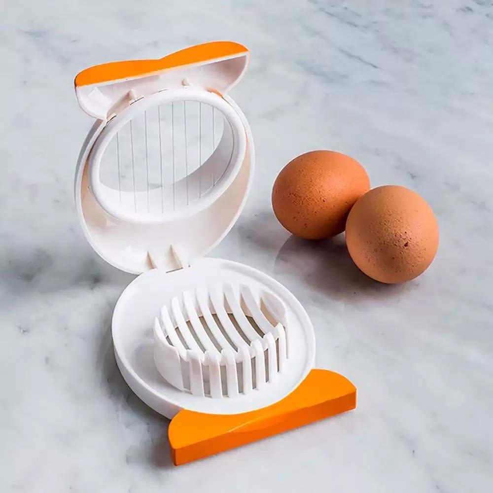 Joie Wedgey Egg Slicer - Cuts Eggs into 8 Wedges | Multipurpose for Soft Foods | Plastic & Stainless Steel 3